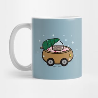 Christmas Tree Donut Car Mug